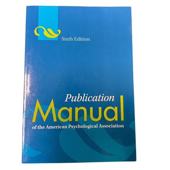 Publication Manual of the American Psychological Association Sixth Edition Used - Picture 1 of 7